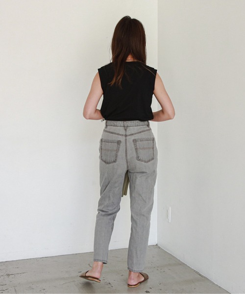 feepur（フェピュール）の「【抗菌加工】無地タンクトップpackT（タンクトップ・レディース・ブラック/サックスブルー/モカ・MEDIUM）」の18枚目の写真