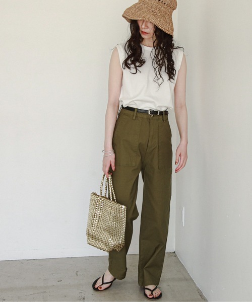 feepur（フェピュール）の「【抗菌加工】無地タンクトップpackT（タンクトップ・レディース・ブラック/サックスブルー/モカ・MEDIUM）」の14枚目の写真