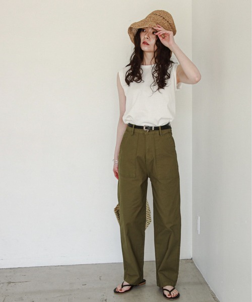 feepur（フェピュール）の「【抗菌加工】無地タンクトップpackT（タンクトップ・レディース・ブラック/サックスブルー/モカ・MEDIUM）」の13枚目の写真