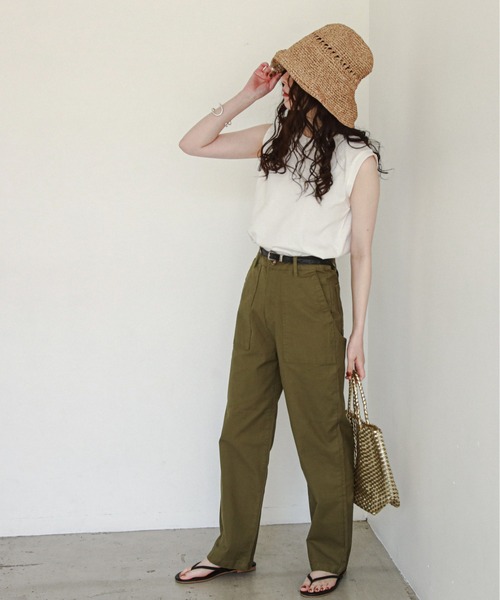 feepur（フェピュール）の「【抗菌加工】無地タンクトップpackT（タンクトップ・レディース・ブラック/サックスブルー/モカ・MEDIUM）」の15枚目の写真