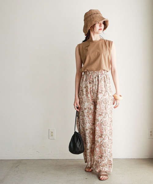 feepur（フェピュール）の「【抗菌加工】無地タンクトップpackT（タンクトップ・レディース・ブラック/サックスブルー/モカ・MEDIUM）」の9枚目の写真