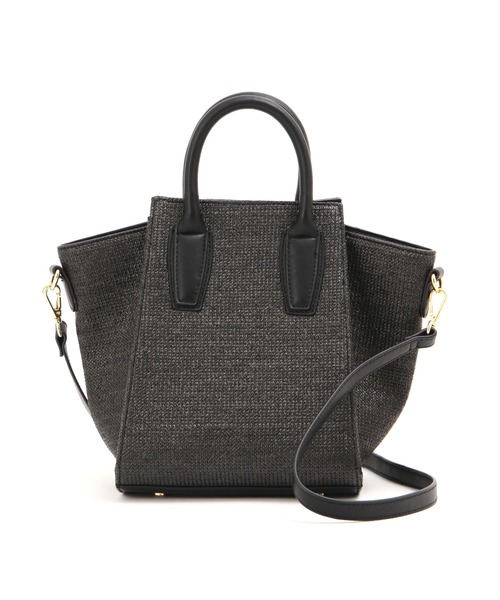 NATURAL BEAUTY BASIC（ナチュラルビューティーベーシック）の「スクエアステッチトート（トートバッグ・レディース・ブラック/ベージュ・ﾌﾘ-）」の8枚目の写真