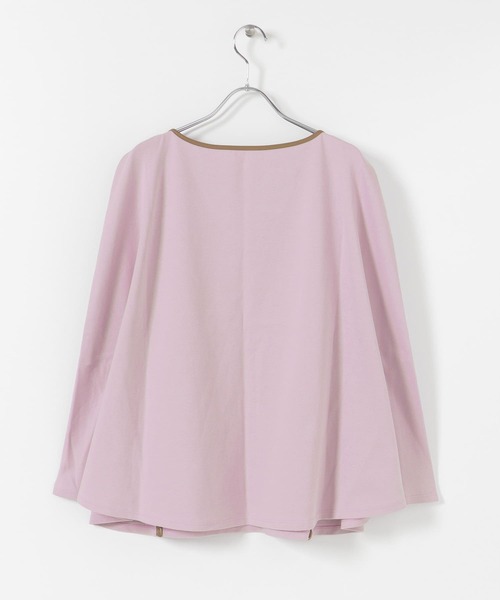 SENSE OF PLACE by URBAN RESEARCH(センスオブプレイスバイアーバンリサーチ)の「naturaglace×SENSE OF PLACE 『別注』ナチュラグラッセ ポンチョトップ(Tシャツ/カットソー・レディース・オフホワイト/ライトベージュ/ラベンダー・ONE)」の21枚目の写真