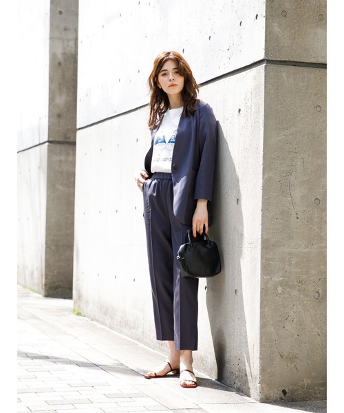 koe(コエ)の「プリントTシャツ*(Tシャツ/カットソー・レディース・ホワイト/チャコールグレー/サックスブルー/ライム/ライトグレー/ダークグレー/ライトブルー/C/B/A/D/グリーン/F/ベージュ/グレー/E・S/M/L)」の18枚目の写真