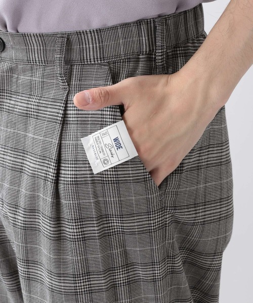 RAGEBLUE(レイジブルー)の「<セットアップ着用可能>TRストレッチ/グレンチェックワイドパンツ/933355(スラックス・メンズ・ベージュ/グレー・LARGE/MEDIUM)」の13枚目の写真