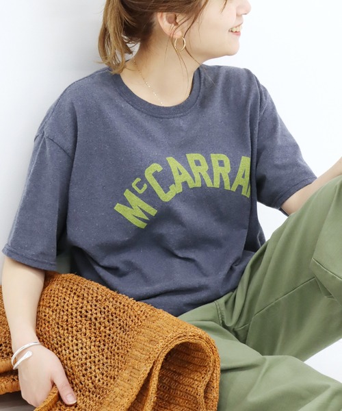 JOURNAL STANDARD（ジャーナルスタンダード）の「【Odub/オーダブ】macarran Tシャツ◆（Tシャツ/カットソー・レディース・ブラック/ネイビー・FREE）」の2枚目の写真