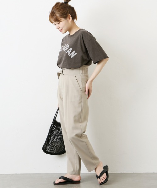 JOURNAL STANDARD（ジャーナルスタンダード）の「【Odub/オーダブ】macarran Tシャツ◆（Tシャツ/カットソー・レディース・ブラック/ネイビー・FREE）」の22枚目の写真