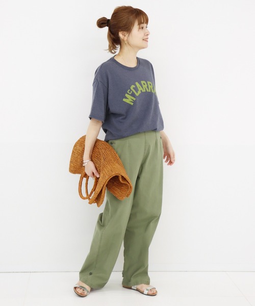 JOURNAL STANDARD（ジャーナルスタンダード）の「【Odub/オーダブ】macarran Tシャツ◆（Tシャツ/カットソー・レディース・ブラック/ネイビー・FREE）」の5枚目の写真