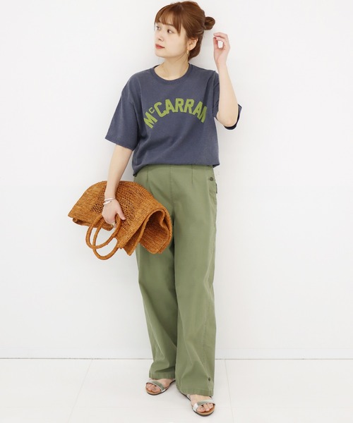 JOURNAL STANDARD（ジャーナルスタンダード）の「【Odub/オーダブ】macarran Tシャツ◆（Tシャツ/カットソー・レディース・ブラック/ネイビー・FREE）」の19枚目の写真