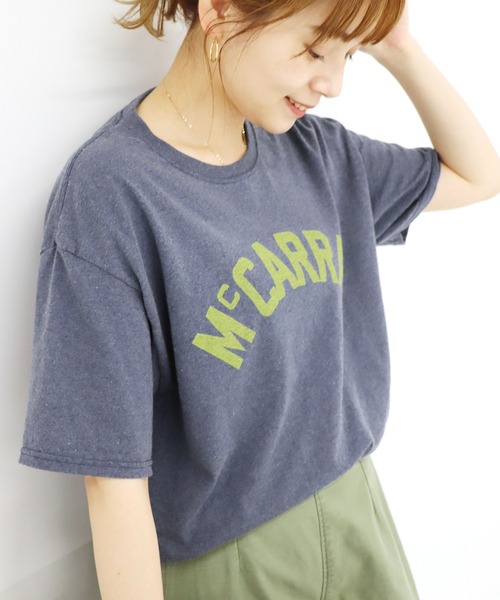 JOURNAL STANDARD（ジャーナルスタンダード）の「【Odub/オーダブ】macarran Tシャツ◆（Tシャツ/カットソー・レディース・ブラック/ネイビー・FREE）」の3枚目の写真