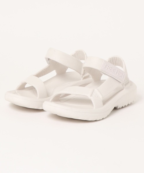 FREE FISH（フリーフィッシュ）の「FREE FISH (フリーフィッシュ) /スポーツサンダル（サンダル・レディース・ホワイト/ブラック/カーキ・38/39/36/37）」の4枚目の写真