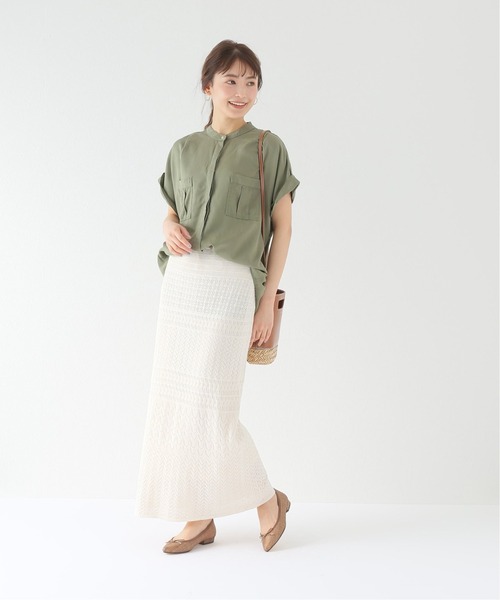 Simplicite(サンプリシテ)の「クロッシュレーススカート◆(スカート・レディース・ホワイト/ブラック/ベージュ・FREE)」の11枚目の写真