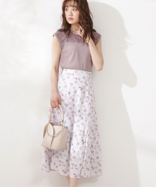 PROPORTION BODY DRESSING（プロポーションボディドレッシング）の「フラワーマーメイドスカート / 1211120908（スカート・レディース・ブラック/グレー・SMALL/MEDIUM）」の2枚目の写真