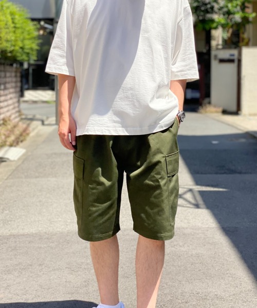 CIAOPANIC（チャオパニック）の「【WEB限定】ワイドシルエット カーゴショーツ /バギーシルエットショートパンツ（カーゴパンツ・メンズ・ブラック/ベージュ/オリーブ・MEDIUM/LARGE）」の20枚目の写真
