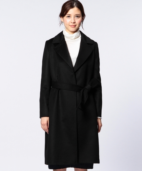 UNITED ARROWS（ユナイテッドアローズ）の「UAB CA ラップコート ◆（その他アウター・レディース・ブラック/ベージュ・38/36/40）」の4枚目の写真