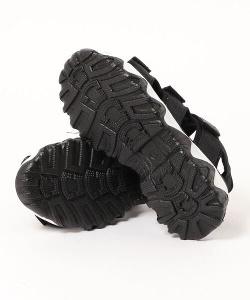 Shoes in Closet（シューズインクローゼット）の「厚底凹凸ボリュームソール ベルクロ厚底サンダル 《約4.5㎝ソール》7465（サンダル・レディース・ブラック/アイボリー・LL/S/M/L）」の8枚目の写真