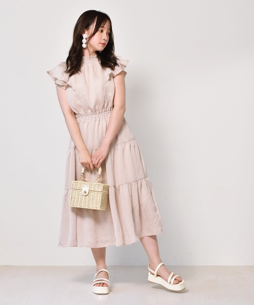 ems excite（エムズエキサイト）の「ペーパースクエアBAG（ショルダーバッグ・レディース・アイボリー/ベージュ/ブラック・FREE）」の8枚目の写真