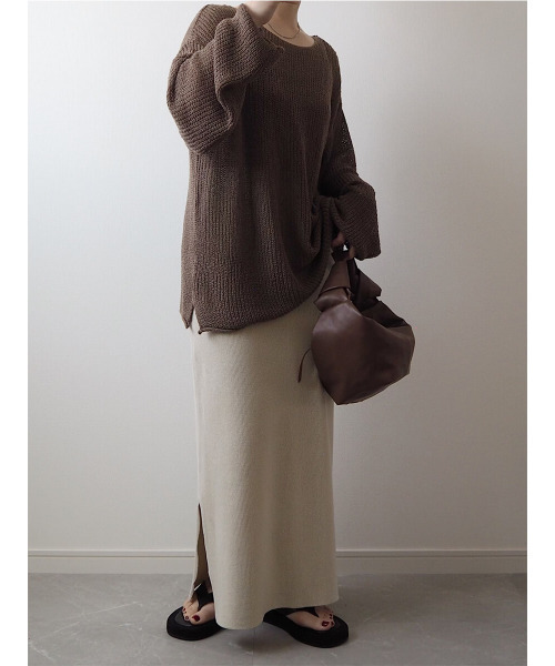 ISOOK（アイスー）の「Crescent hand bag / クレセントハンドバッグ（mi select）（ハンドバッグ・レディース・ホワイト/ブラック/ブラウン・FREE）」の6枚目の写真