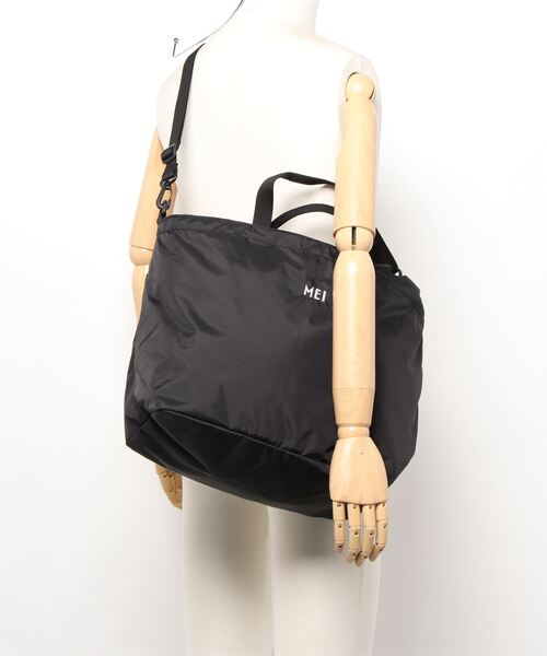 MEI(メイ)の「MEI Lady's Tlavel Tote(ST)(トートバッグ・レディース・ブラック/ベージュ/グリーン/ネイビー・FREE)」の5枚目の写真