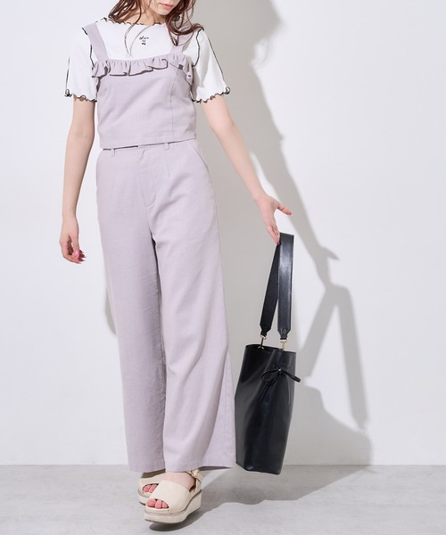 OLIVE des OLIVE（オリーブデオリーブ）の「メロウテレコTシャツ（Tシャツ/カットソー・レディース・ライトグレー/オフホワイト/アイボリー・FREE）」の10枚目の写真