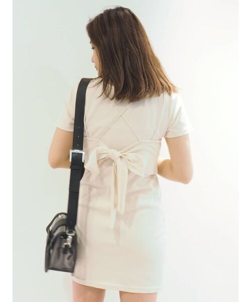 ワンピース ドレス ワンピースビスチェレイヤードミニワンピース ワンピース Evris エヴリス のファッション
