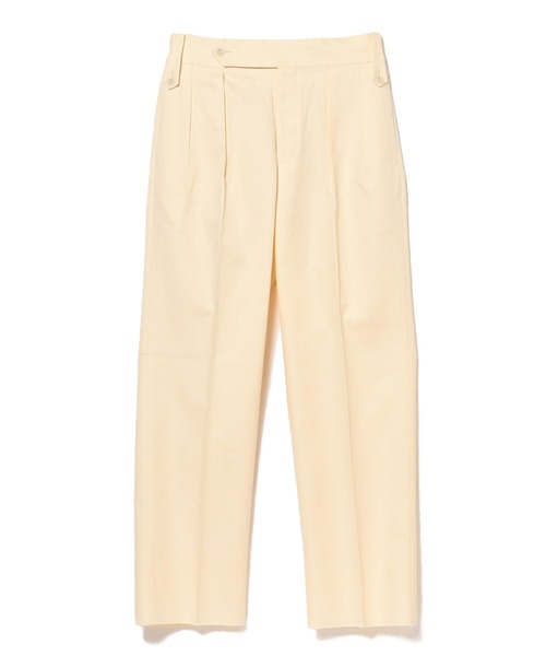 BEAMS F(ビームスエフ)の「Tangent / ブリティッシュアーミー コットンサージ グルカパンツ(チノパンツ・メンズ・オフホワイト/オリーブ・44/46/48/42)」の1枚目の写真