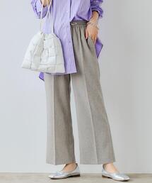 green label relaxing | ミックス ツイード フレア パンツ(その他パンツ)