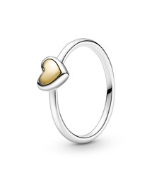 pandoraパンドラ14kゴールド付きシルバークリップ2点　ハート PANDORA パンドラ ブレスレット Moments Heart & Snake Chain