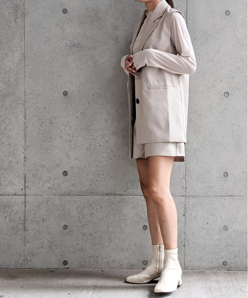 Per sist ence(パーシエンス)の「マイクロチェックショートパンツ(その他パンツ・レディース・ブラック/ベージュ/アイボリー・FREE)」の19枚目の写真