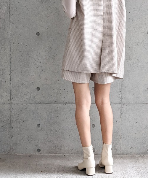 Per sist ence(パーシエンス)の「マイクロチェックショートパンツ(その他パンツ・レディース・ブラック/ベージュ/アイボリー・FREE)」の18枚目の写真