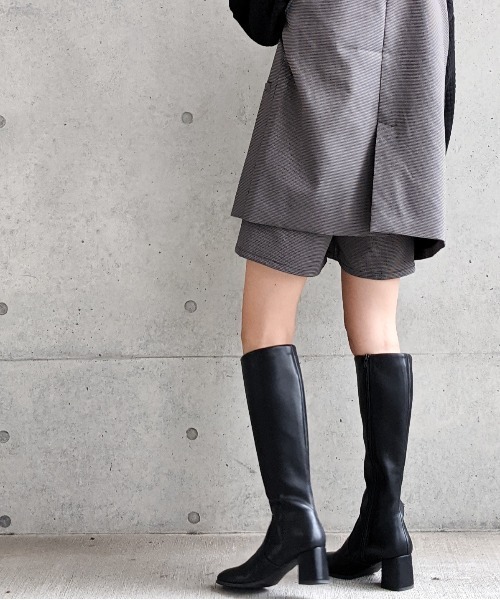 Per sist ence(パーシエンス)の「マイクロチェックショートパンツ(その他パンツ・レディース・ブラック/ベージュ/アイボリー・FREE)」の8枚目の写真