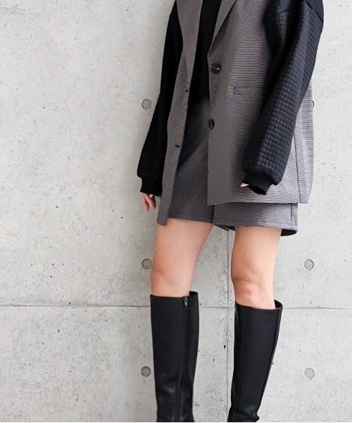 Per sist ence(パーシエンス)の「マイクロチェックショートパンツ(その他パンツ・レディース・ブラック/ベージュ/アイボリー・FREE)」の6枚目の写真