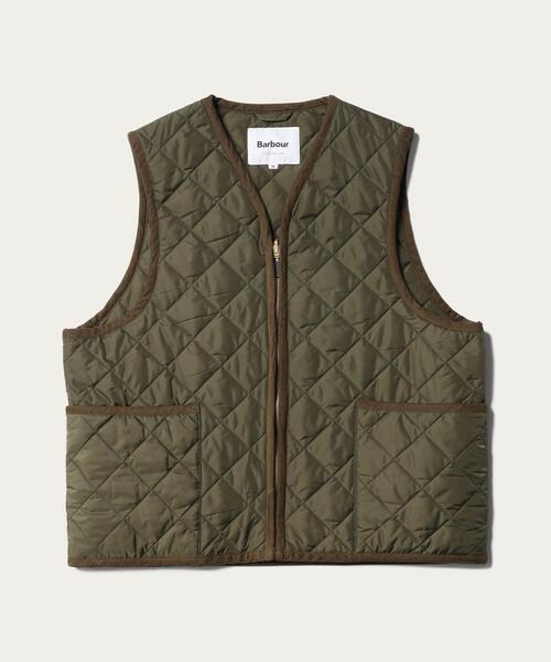 Barbour（バブアー）の「＜Barbour（バブアー）＞ キルト ライナー（その他アウター・メンズ・オリーブ・S/L/M）」の8枚目の写真