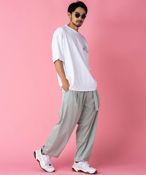 Mark Gonzales(マーク・ゴンザレス)の「Mark Gonzales(マーク ゴンザレス) グラフィックプリントハーフスリーブカットソー×5type(Tシャツ/カットソー・メンズ・ホワイト系1/ホワイト系2/ホワイト系3/ホワイト系4/ホワイト系5/ブラック系1/ブラック系2/ブラック系3/ブラック系4/ブラック系5・M/L/XL)」の22枚目の写真