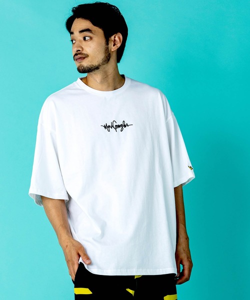 Mark Gonzales(マーク・ゴンザレス)の「Mark Gonzales(マーク ゴンザレス) グラフィックプリントハーフスリーブカットソー×5type(Tシャツ/カットソー・メンズ・ホワイト系1/ホワイト系2/ホワイト系3/ホワイト系4/ホワイト系5/ブラック系1/ブラック系2/ブラック系3/ブラック系4/ブラック系5・M/L/XL)」の15枚目の写真