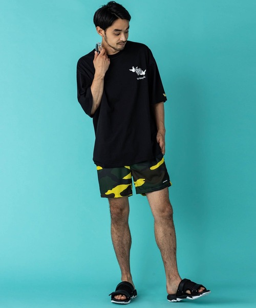 Mark Gonzales(マーク・ゴンザレス)の「Mark Gonzales(マーク ゴンザレス) グラフィックプリントハーフスリーブカットソー×5type(Tシャツ/カットソー・メンズ・ホワイト系1/ホワイト系2/ホワイト系3/ホワイト系4/ホワイト系5/ブラック系1/ブラック系2/ブラック系3/ブラック系4/ブラック系5・M/L/XL)」の17枚目の写真