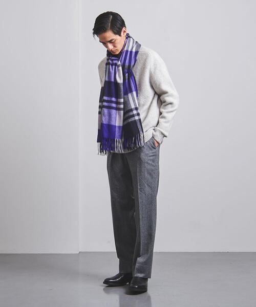 Joshua Ellis（ジョシュアエリス）の「＜Joshua Ellis（ジョシュア エリス）＞ プライマリ ブラックウォッチ 70*190†（マフラー・メンズ・オレンジ/パープル・FREE）」の19枚目の写真