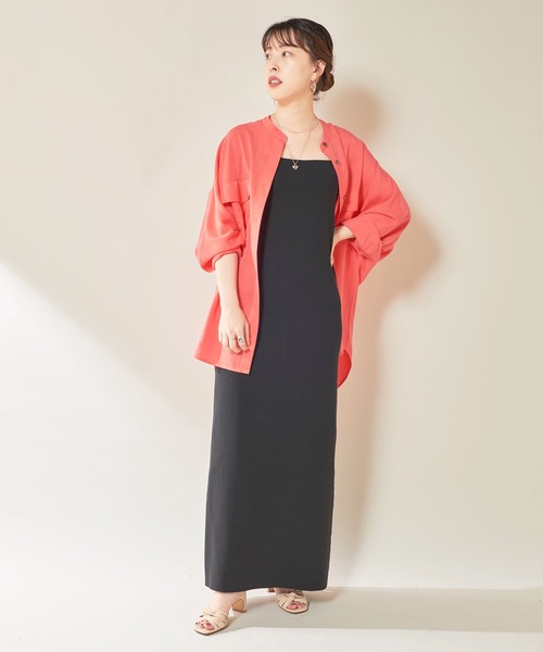 SHENERY（シーナリー）の「テンセルライクドルマンシャツ（シャツ/ブラウス・レディース・オフホワイト/カーキ/ピンク・FREE）」の13枚目の写真