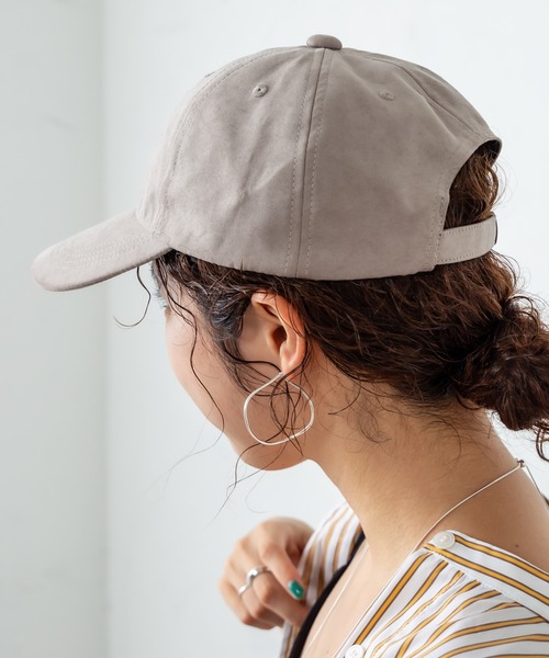Omekashi（オメカシ）の「ピーチスキンCAP（キャップ・レディース・ブラック/グレー・FREE）」の5枚目の写真