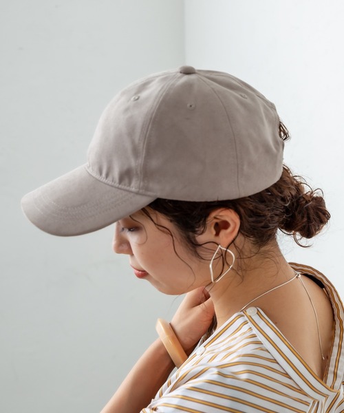 Omekashi（オメカシ）の「ピーチスキンCAP（キャップ・レディース・ブラック/グレー・FREE）」の6枚目の写真