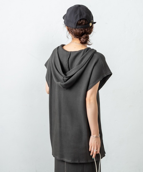 Omekashi（オメカシ）の「ピーチスキンCAP（キャップ・レディース・ブラック/グレー・FREE）」の14枚目の写真