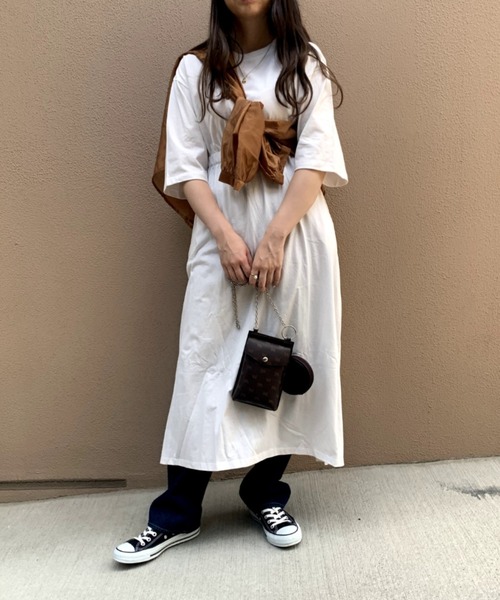 Wego Zozotown 一部店限定 コットンギャザーワンピース ワンピース Wego ウィゴー のファッション通販 Zozotown