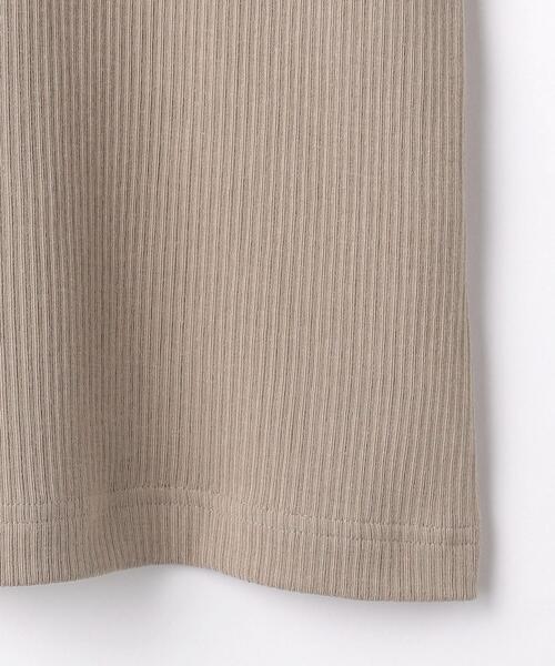 green label relaxing（グリーンレーベルリラクシング）の「ランダム リブ タンクトップ（タンクトップ・レディース・ホワイト/ブラック/モカ・FREE）」の8枚目の写真