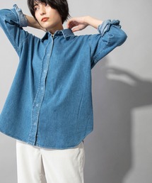 Munich | 8oz7イヤーズスラブデニム　バックタックシャツブラウス(シャツ/ブラウス)