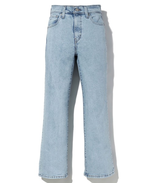 Levi's（リーバイス）の「HIGH WAISTED CROP フレア HIGH LIGHT（デニムパンツ・レディース・ライトインディゴブルー・27inch/23inch/24inch/29inch/25inch/30inch/26inch/28inch）」の8枚目の写真