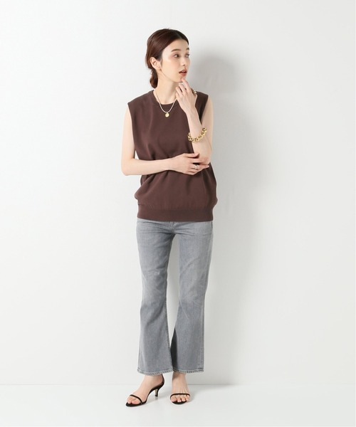 plage（プラージュ）の「Cotton crewneck プルオーバー◆（ニット/セーター・レディース・ブラウン/ベージュ・FREE）」の3枚目の写真