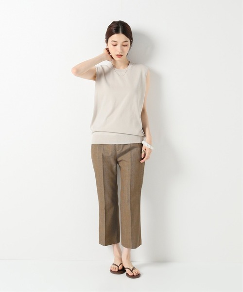 plage（プラージュ）の「Cotton crewneck プルオーバー◆（ニット/セーター・レディース・ブラウン/ベージュ・FREE）」の5枚目の写真