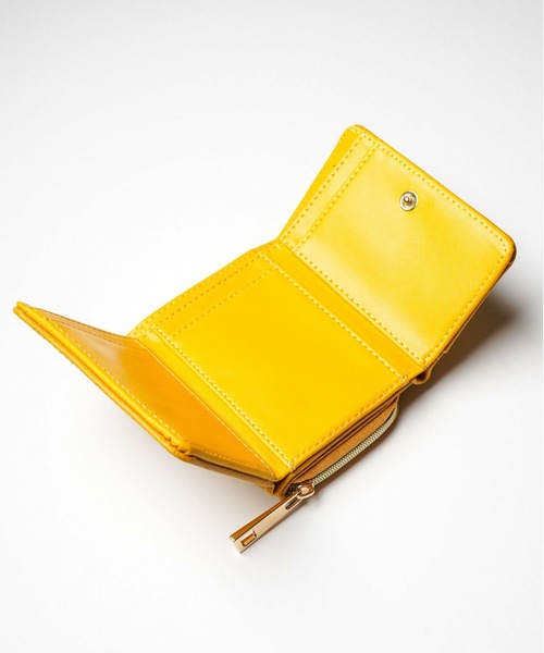 VENCEEXCHANGE（ヴァンスエクスチェンジ）の「【WEB限定】V字金具三つ折り財布（財布・レディース・ブラック/ワインレッド/その他32/その他31/マスタード・FREE）」の11枚目の写真