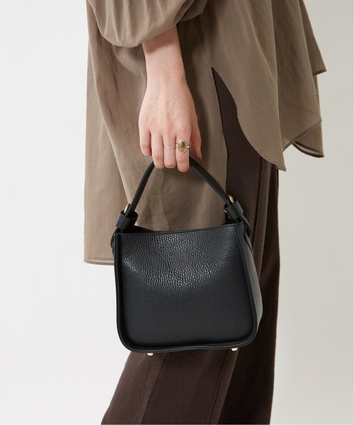 MARCO BIANCHINI（マルコビアンチーニ）の「BIANCHINI フトハンドルスクエアバッグ◆（ショルダーバッグ・レディース・ブラック/ベージュ/グリーン・FREE）」の12枚目の写真