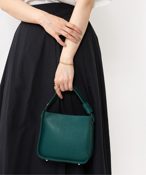 MARCO BIANCHINI（マルコビアンチーニ）の「BIANCHINI フトハンドルスクエアバッグ◆（ショルダーバッグ・レディース・ブラック/ベージュ/グリーン・FREE）」の21枚目の写真